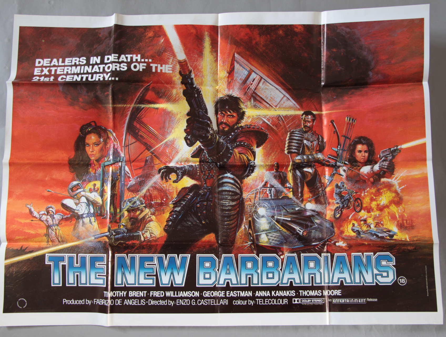 Lost Ark Consumé Par L Amour Action genre British quad film posters including Raiders of the lost