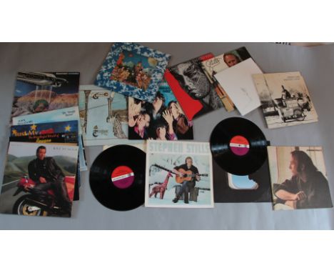 Great collection of LPs including the first Stephen Stills LP from Atlantic (2401 004) red/ plum label (Ex w/ laminated sleev