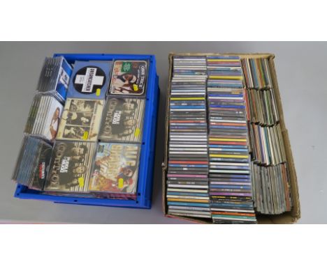 Closed record shop stock CD collection including singles, some sealed mostly brand new, including Madness, Coldplay, Chemical