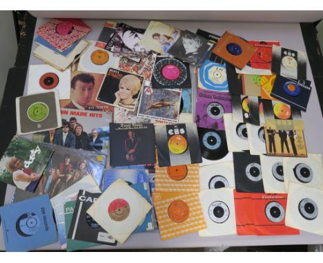 7 inch singles including The Jam collection (multiples), Judas Priest, Jefferson Starship, Jethro Tull, The Who, Jimi Hendrix