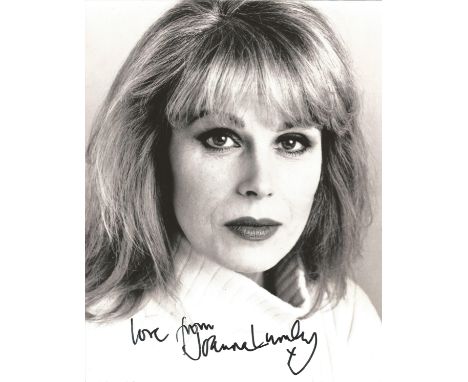 Joanna Lumley signed 10 x 8 b/w Photoshoot Portrait Photo, from in person collection autographed at. Good Condition Est.