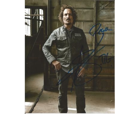 Kim Coates signed 10 x 8 colour Sons Of Anarchy Portrait Photo, from in person collection autographed at London Convention 20