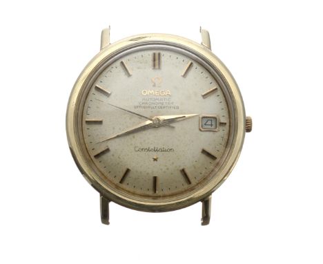 Omega Constellation Chronometre automatic gold capped and stainless steel gentleman's wristwatch, reference no. CD 168.004, s