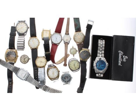 Quantity of assorted wristwatches&nbsp;to include Timex, Timex Quartz, Casio, Rotary, Hana Quartz, Montine automatic, Ingerso