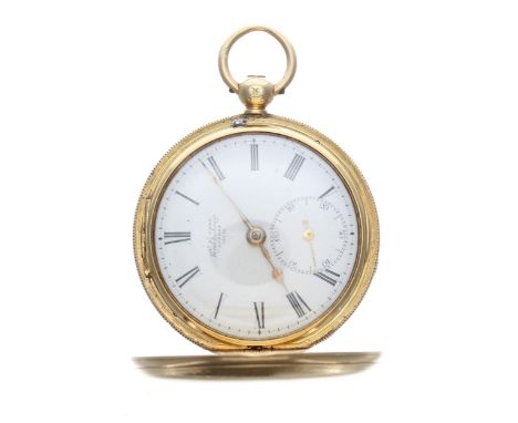 James McCabe 18ct fusee lever hunter pocket watch, London 1841, gilt three quarter plate movement signed Jas McCabe, Royal Ex