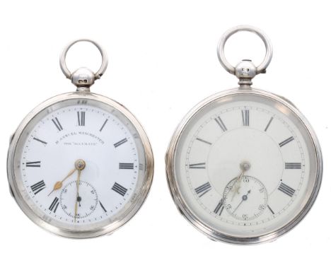 H. Samuel 'The ''Accurate''' silver lever pocket watch, Chester 1902, signed movement with patent trip action, no. 676020, si