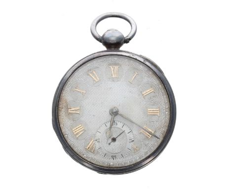 George IV silver gilt verge pocket watch, London 1823, the movement signed Newton Hart & Co, London, no. 16541, with interest