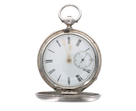 Victorian silver fusee lever hunter pocket watch, Birmingham 1875, the movement signed R. Rugg Monk, Plymouth, no. 41683, wit