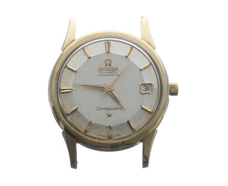 Omega Constellation Chronometer automatic gold plated and stainless steel gentleman's wristwatch, reference no. 14393 9 SC, s