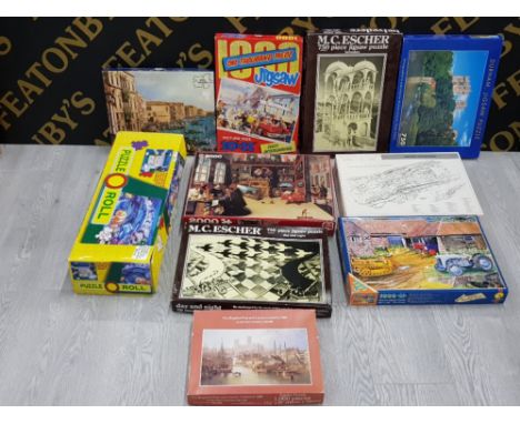 10 VINTAGE JIGSAW PUZZLES