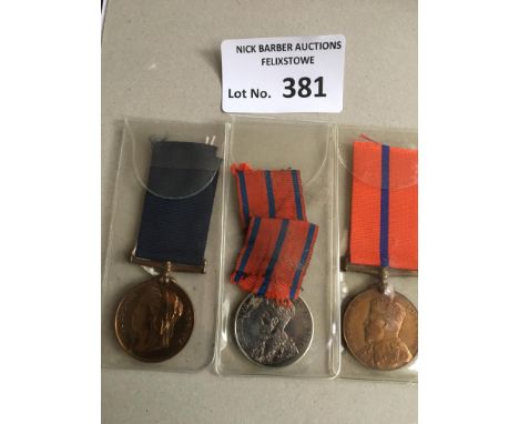 Police &amp; Fire Brigade : Medals - Metropolitan Police group, Queen Victoria Jubilee 1887 PC J Mann K Div, Edw VII V Div, G