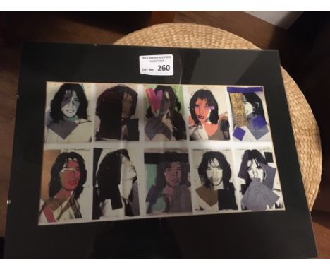 Collectables : Mick Jagger, Rolling Stones Ltd Edition framed print