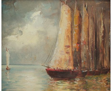 Perlmutter, Izsák (1866 Pest - 1932 Budapest, Ungarischer Portrait- und Landschaftsmaler, Studium in Budapest und Paris an de