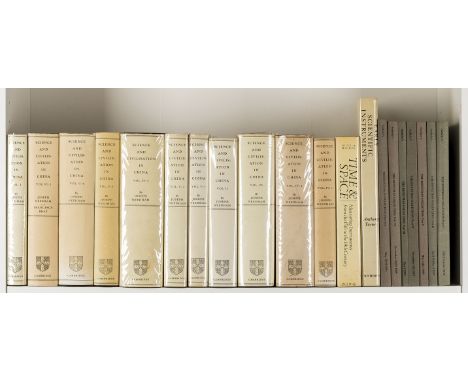 NO RESERVE Science.- Needham (Joseph) Science & Civilization in China, vol.I, II, II, IV pts 1-3, V pts 2-5 & VI pt 2 in 11 v