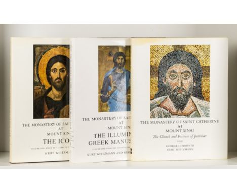 NO RESERVE Medieval Art.- Monastery of Saint Catherine at Mount Sinai.- Weitzmann (Kurt) The Icons, vol.1: From the Sixth to 