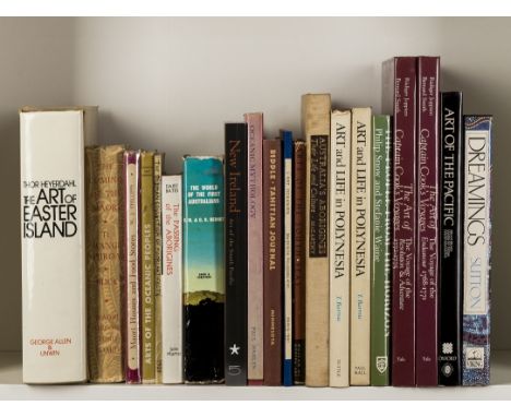 NO RESERVE Ethnic Art.- Oceania & Australasia.- Heyerdahl (Thor) The Art of Easter Island, upper hinge weak, 1976 § Joppien (