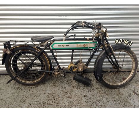 1913 Rudge Multi                                                      - Original bike    - Engine not in bike but present and