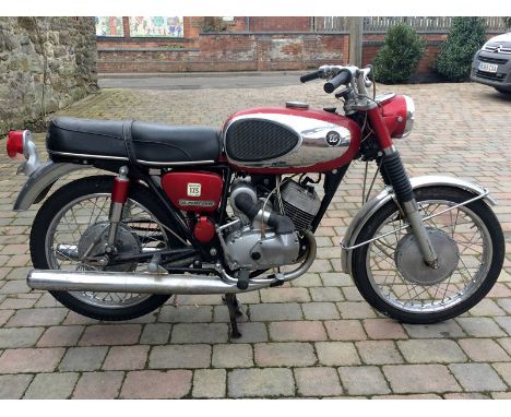 c.1969 Bridgestone 175 Dual Twin                          - Unrestored    - Engine turns over    - No paperwork    - UK model