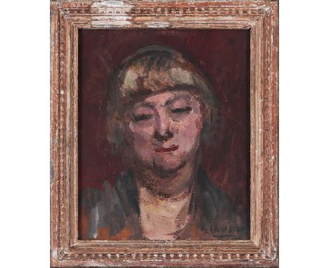 ÉMILIE CHARMY (1878 Saint-Étienne - 1974 Paris) Öl auf Leinwand, "Damenporträt", unten rechts signiert "E. Charmy", verso auf