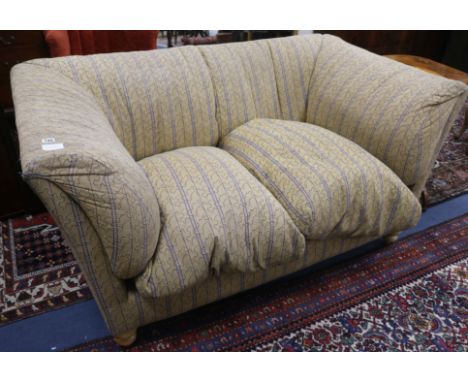 A handmade sofa by George Smith of Newcastle, W.166cm