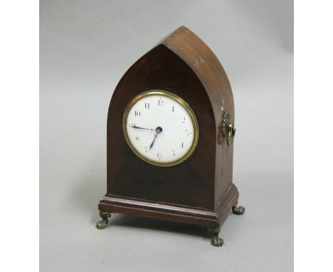 Small Mantel Clock on Claw Feet