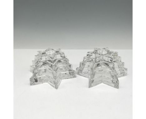 Clear crystal tiered star shape with center holder. WMF Germany sticker. Issued: 20th centuryDimensions: 5"L x 5"W x 3"HManuf
