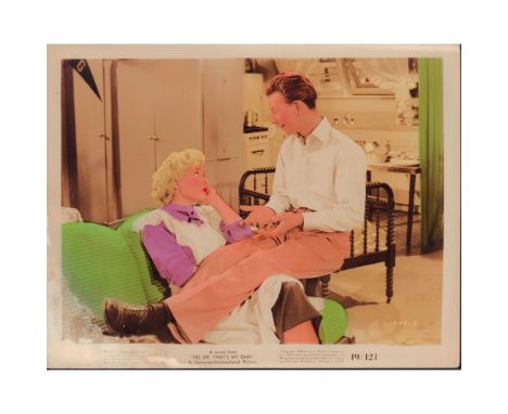 Scene from the film "Yes Sir, That's My Baby", featuring Donald O'Connor and Gloria DeHaven. Title of movie and other informa