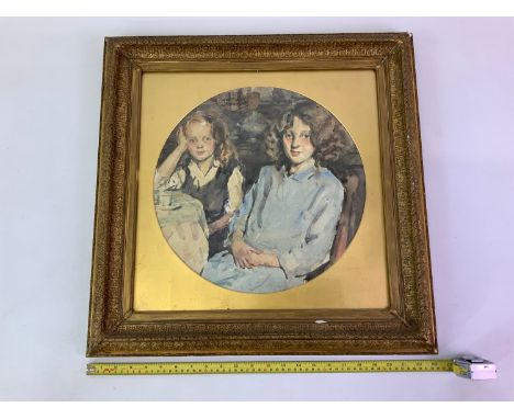 Gilt Framed Watercolour Portrait 