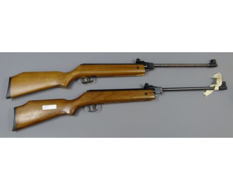 SMK 15 .177cal break action air rifle, and a BAM XS B15 .177cal break action air rifle, with camo slip, As a post 1939 air we