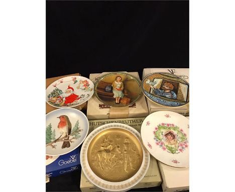 Six collectors plates Goebel, Royal Doulton, Hutschenreuther etc
