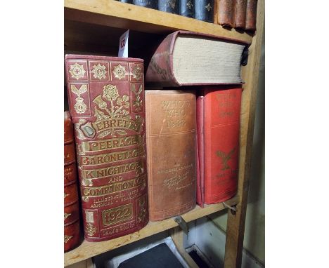 PEERAGE:&nbsp;'Debrett's Peerage, Baronetage, Knightage and Companionage, 1922': London, Dean &amp; Son: publishers deluxe bi