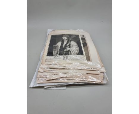 PRINTS &amp; ENGRAVINGS:&nbsp;PORTRAITS: group of approx 120 portrait engravings, largely 18th-19th century, various sizes. (