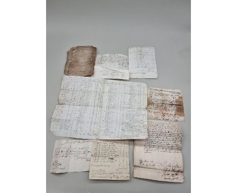 EAST INDIA COMPANY ACCOUNTS:&nbsp;manuscript accounts detailing movement of goods and customs charges by one 'Andrapore Peppe