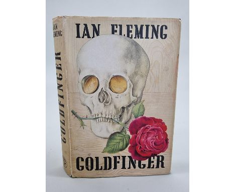 FLEMING (Ian):&nbsp;'Goldfinger', London, Jonathan Cape, 1959: FIRST EDITION: original black cloth with blind-stamped skull a