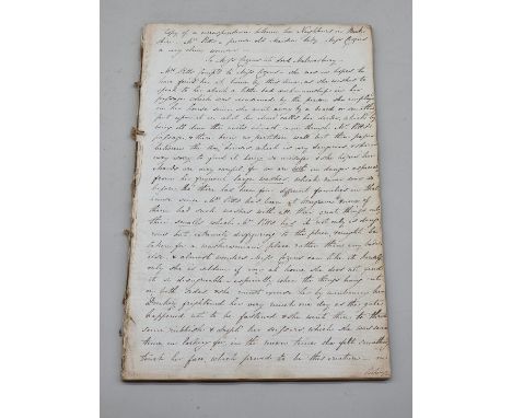 COMMONPLACE:&nbsp;approx 70pp extract from commonplace book, largely 1820s period, including manuscript poems by Anna Dury an