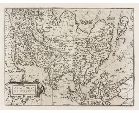 Asia.- Ortelius (Abraham) Asiae Nova Descriptio, map of Asia showing from the Arabian Gulf, across India, South East Asia, Ch