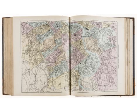 Atlases.- Britain.- Bacon (G. W.) New Large-Scale Atlas of the British Isles,  103 maps or plans with contemporary hand-colou