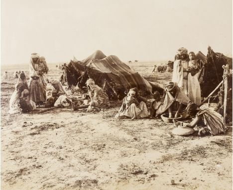 NO RESERVE Africa.- Photograph album with views of Algeria, and a Grand Tour., 53 items, mostly photographs, including views 
