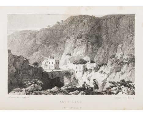 Greece.- Pashley (Robert) Travels in Crete, 2 vol., first edition, half-titles, lithograph frontispieces and 10 plates, one l