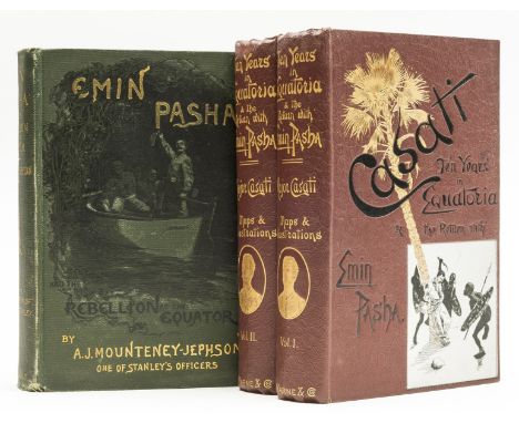 Africa.- Casati (Maj. Gaetano) Ten Years in Equatoria and the Return with Emin Pasha, 2 vol., second edition, half-titles, po