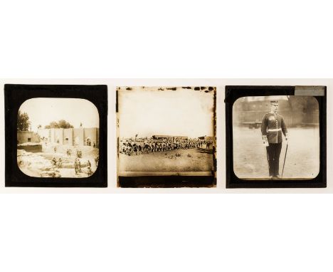 Egypt.-  Anglo-Egyptian Sudan Campaign commanded by Kitchener 1896-98, 10 photographic glass slides, all but one paper-taped 