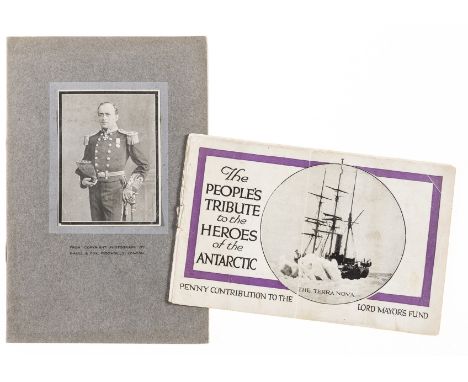 Polar.- Evans (Commander Edward) Souvenir of Lecture: "The British Antarctic Expedition, 1910-1913", photographic illustratio