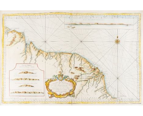 South America.- Bellin (Jacques Nicolas) Carte Reduite des Costes de la Guyane Depuis la Riviere d'Orenoque Jusqu'au Cap de N