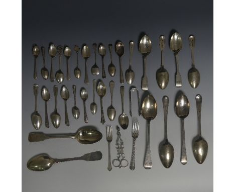 A pair of Victorian silver Table Spoons, by&nbsp;Samuel Hayne &amp; Dudley Cater, hallmarked London, 1841, fiddle pattern, th