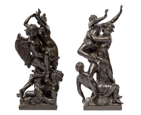 After Gaspard Marsy (1624-1681) and Anselme Flamen (1647-1717), 'Boreas abducting Orithya'; and after François Girardon (1628