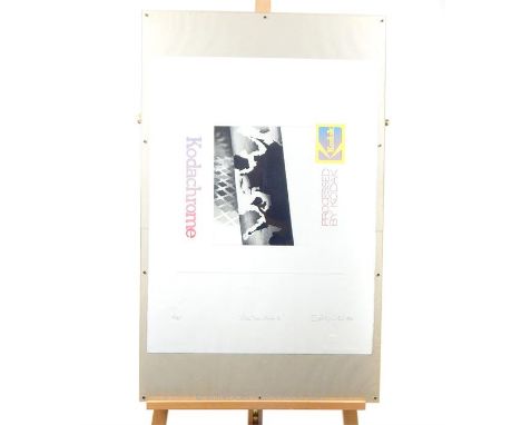 Stuart A Knowles (b1948), limited edition silkscreen 'China Town Slide 2', 6/95, numbered, titled, signed and dated '80 in pe
