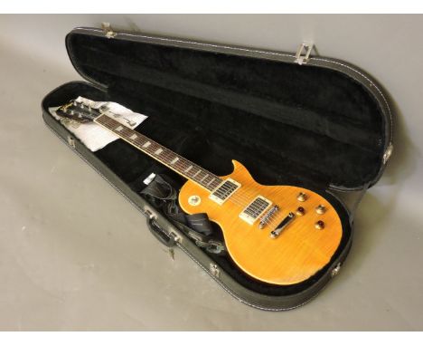 A John Hornby Skewes vintage electric guitar, with case, and vox amplifier