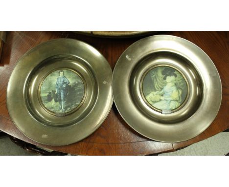 A pair of "Trafford" Old Master plaques and further prints