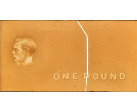 Commonwealth of Australia, the original hand carved three dimensional wax mould used to create the watermark for the £1 of 19