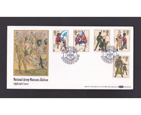 Great Britain - 1983 (6 July) Army National Museum special h/s on Benham B.O.C.S. (2) 20 FDC, p/a.
